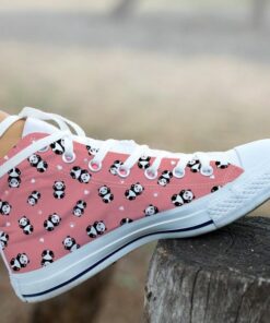 cute baby panda pattern print white high top shoes 03 600x600